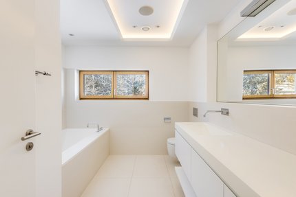 Ein zusätzliches Bad macht das Obergeschoss perfekt