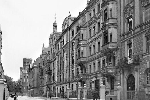 Historische Straßenansicht