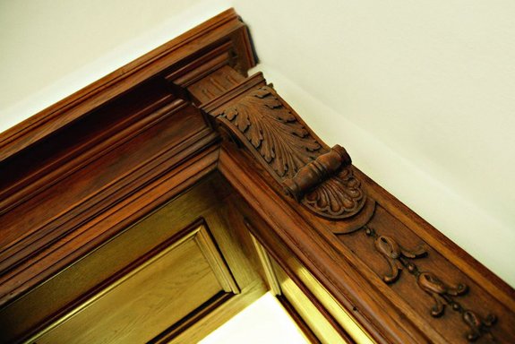 Original detail of the door frame