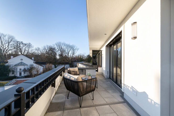 Sonnige Dachterrasse