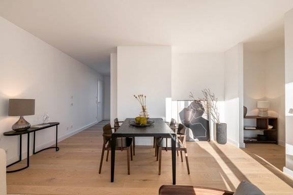 Optimally structured floor plan