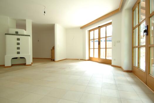 Living room with fireplace