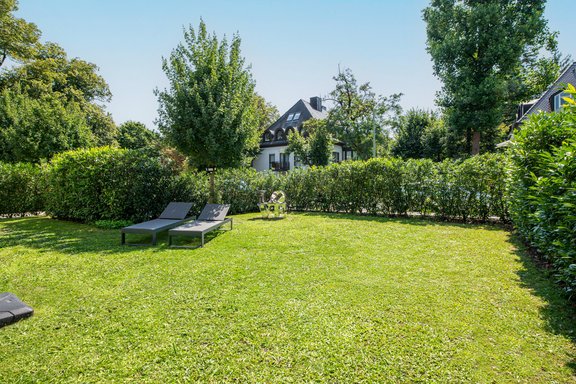 Privatgarten in Südausrichtung