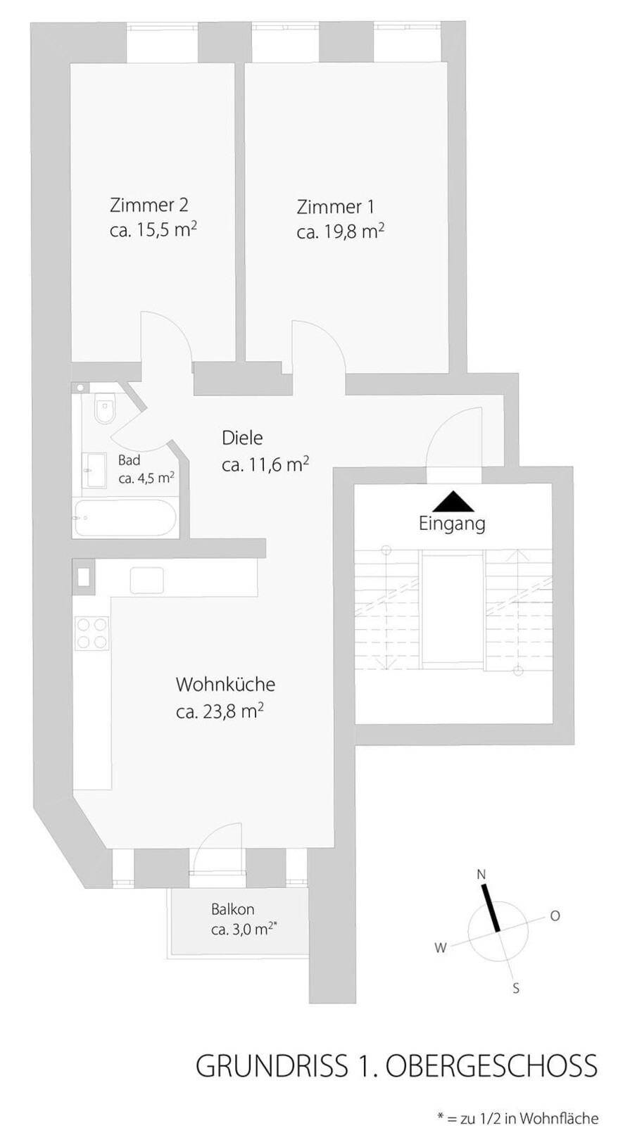 Grundriss 1OG