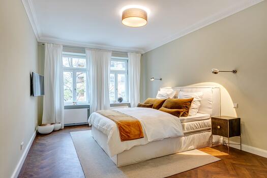 Spacious bedroom