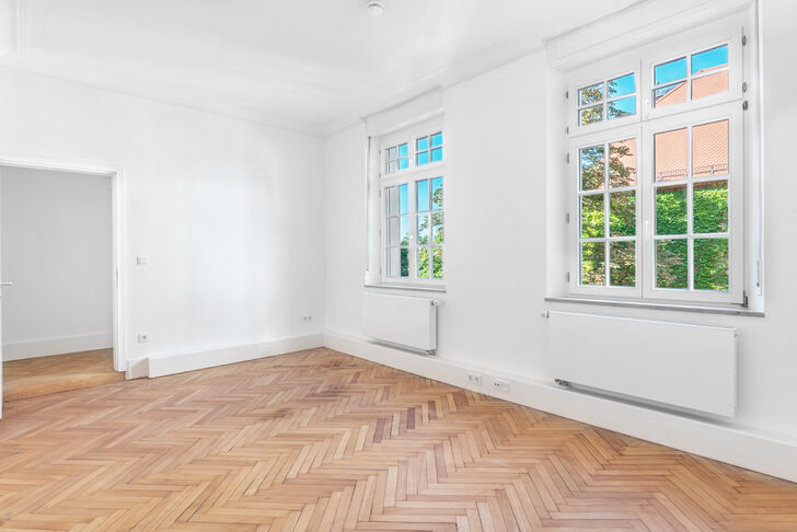 Schlafzimmer zum Innenhof