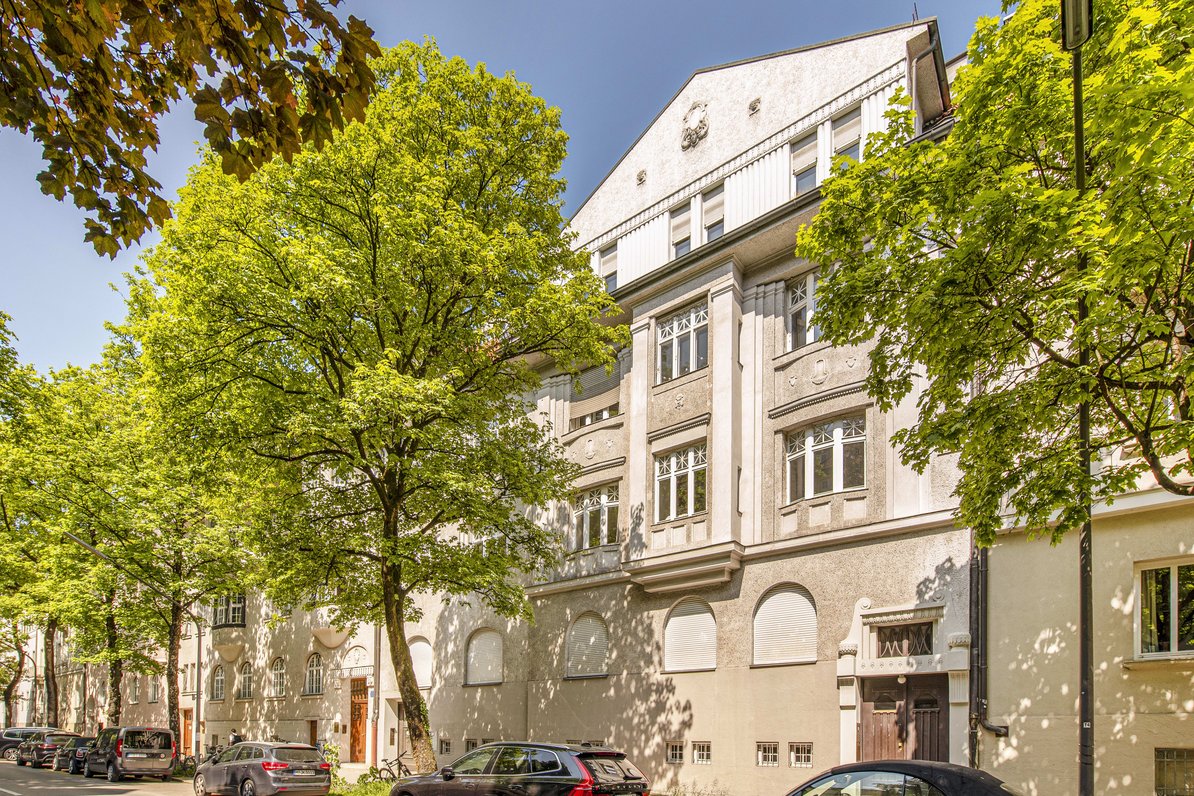 Beautiful old art nouveau building