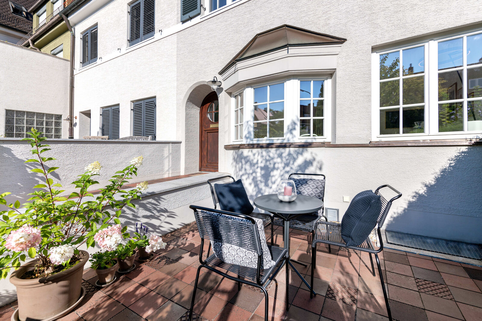Fassade mit Erker
