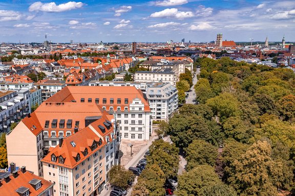 Ruhige und grüne Umgebung