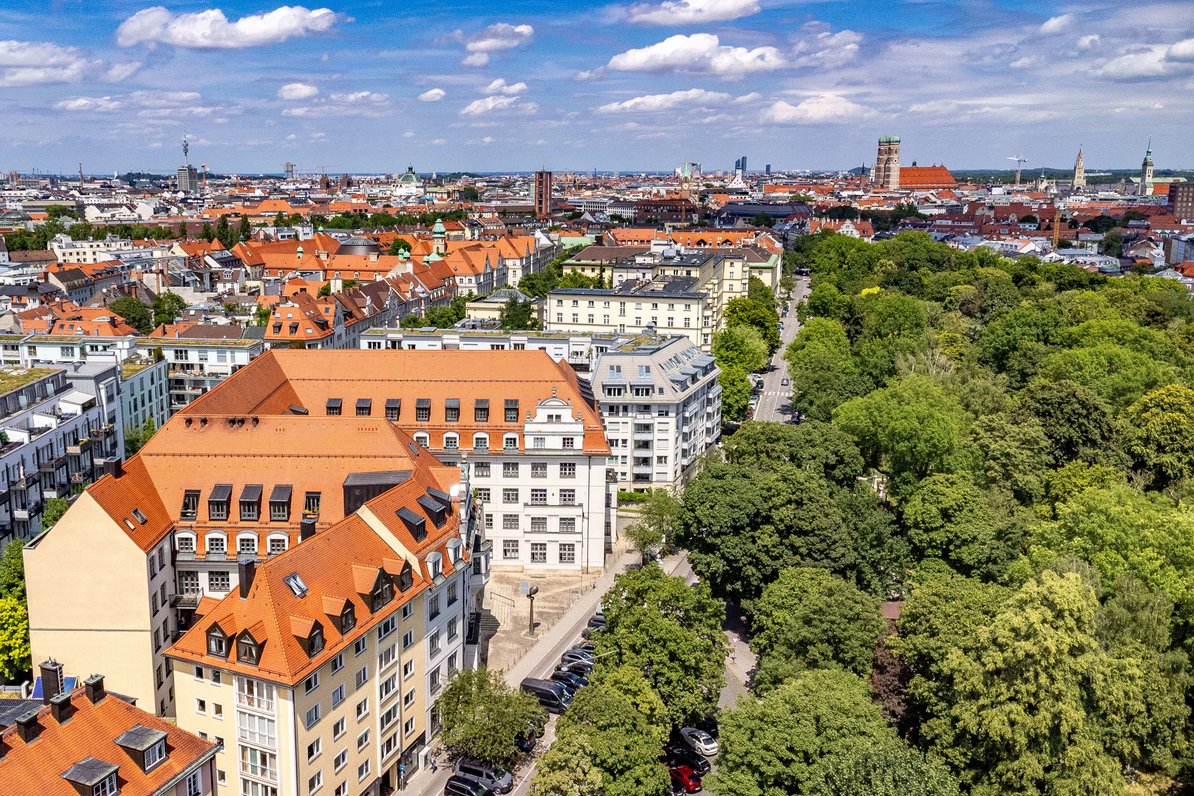 Ruhige und grüne Umgebung