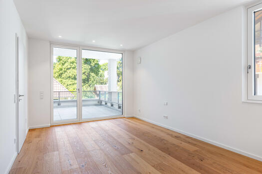 Schlafzimmer mit Terrasse