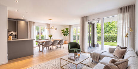 Edle Maisonette-Garten-Wohnung nahe des Pasing-Nymphenburger-Kanals