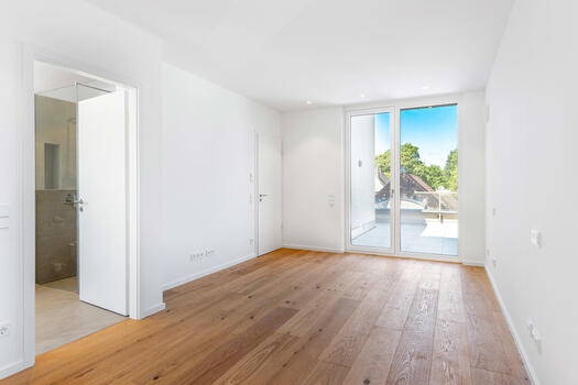 Schlafzimmer mit Bad en suite