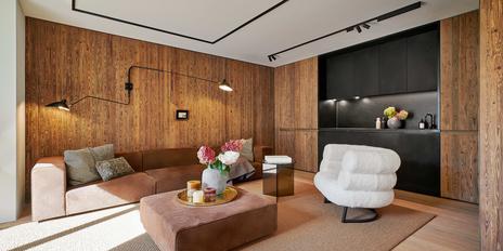 Elegant flair and Wallberg view: 2022 luxuriously designed 2-room designer apartment with south-facing balcony