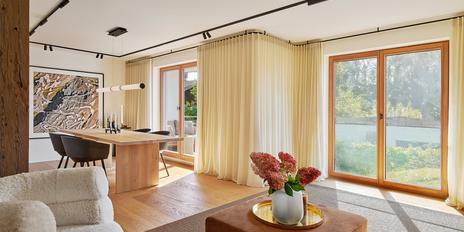 Edles Flair und Wallberg-Blick: 2022 luxuriös gestaltete 2-Zimmer Design-Wohnung mit Südbalkon