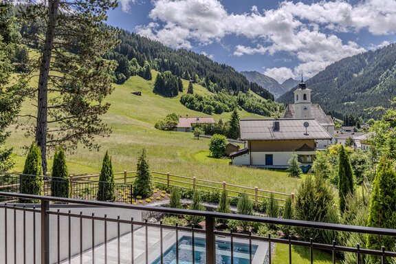 Blick über die Alpenlandschaft