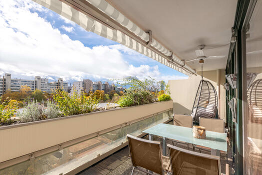 Balkon mit Südausrichtung