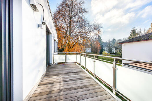 West balcony with view