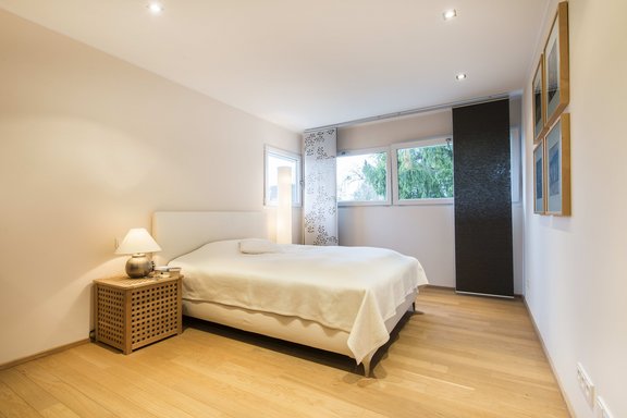 Master bedroom with dressing room