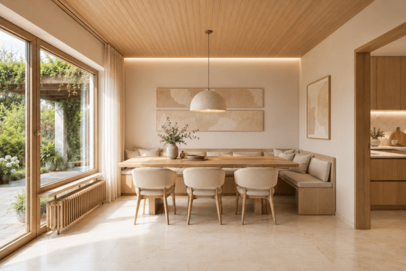 Light-Filled Dining Area (Rendering)