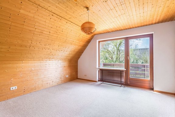 Bedroom with balcony