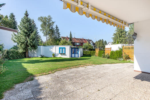View into the garden