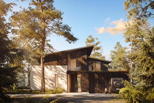 Modern villa architecture