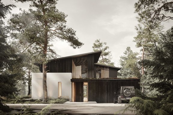 Modern villa architecture