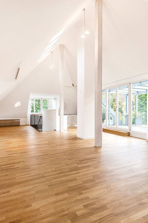 Loftähnliches Dachgeschoss