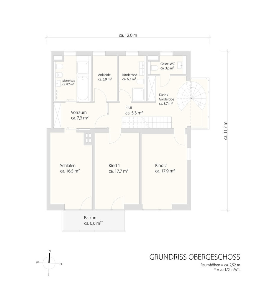Grundriss OG