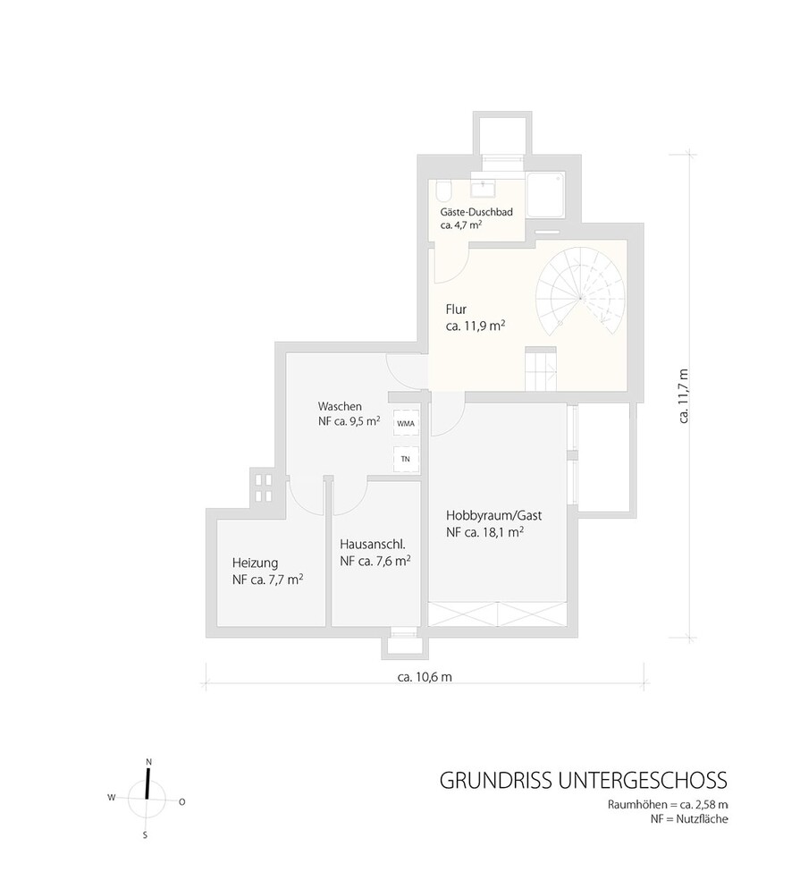 Grundriss UG