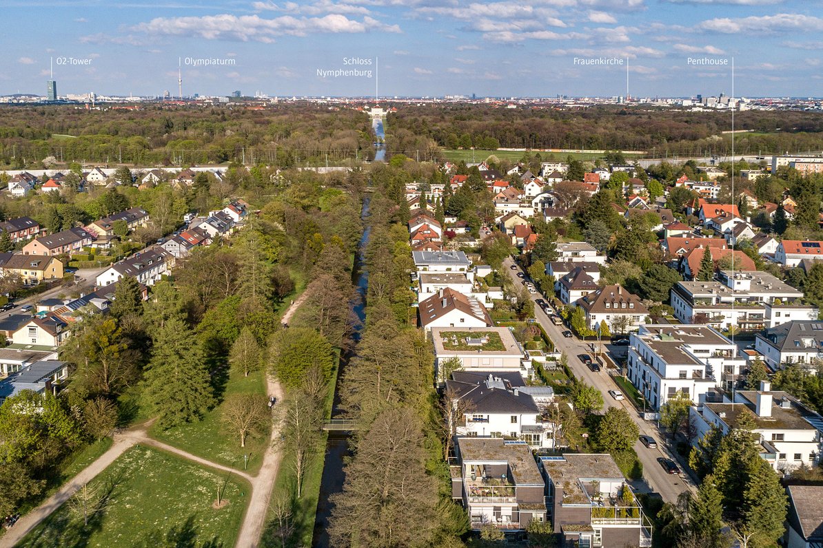 View over Obermenzing