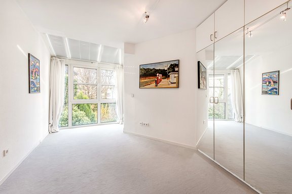Light filled bedroom