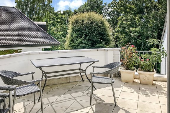 Southwest roof terrace