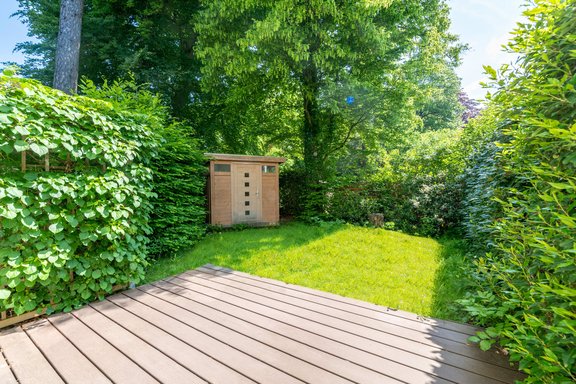 Uneinsehbarer Privatgarten