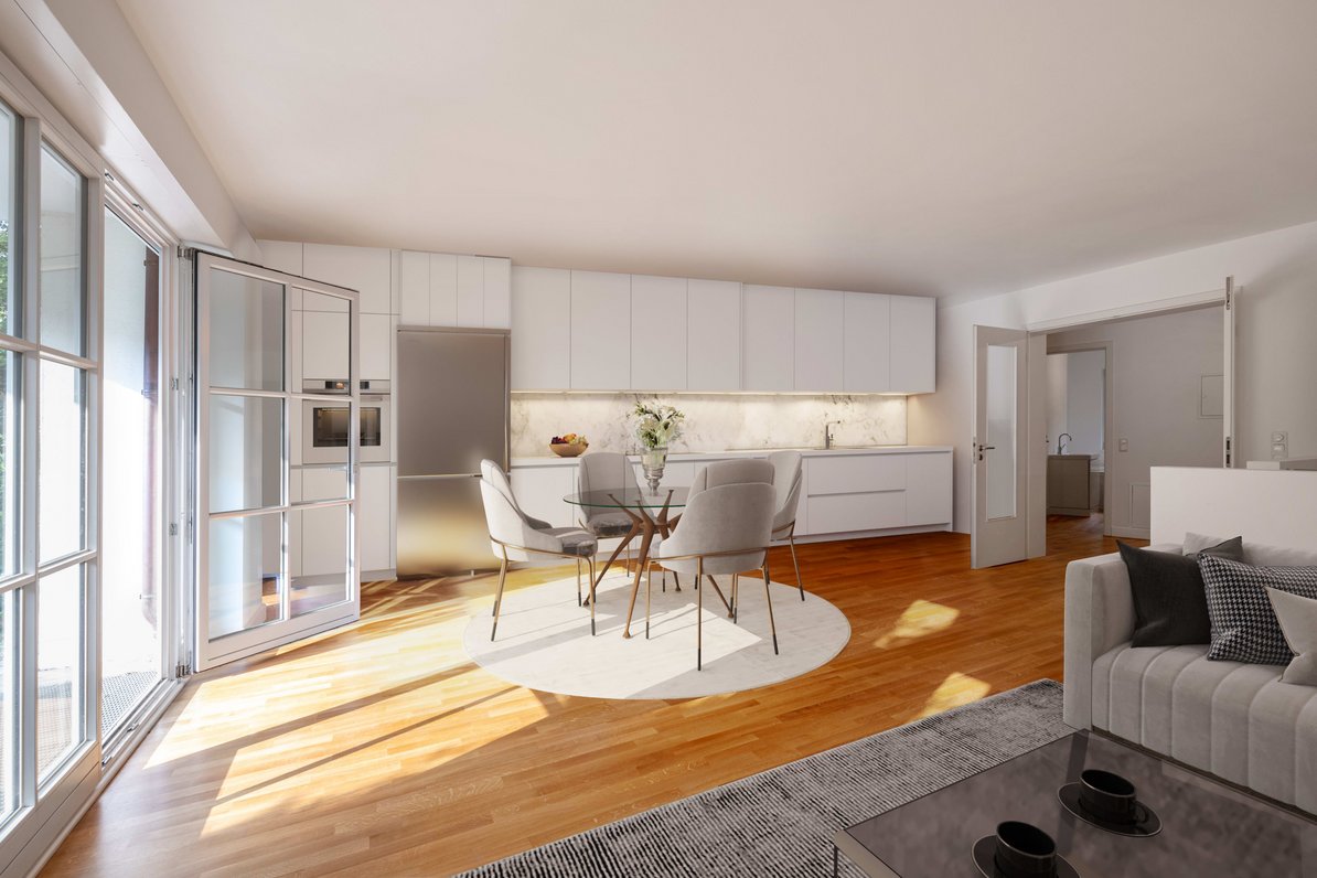 Visualization of the eat-in kitchen