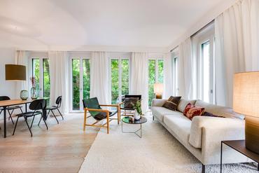 Elegante 3-Zimmer-Garten-Wohnung mit Gästebereich