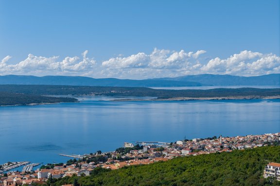 Spektakulärer Blick über die Bucht
