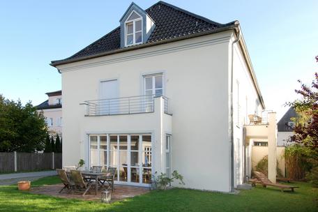 Elegant semi-detached villa style with modern light architecture