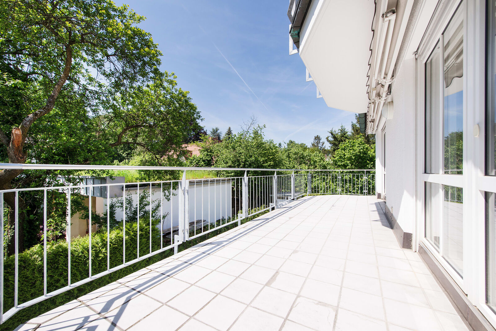 Sonnige Terrasse