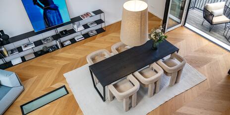 Elegantes 6-Zimmer-Penthouse mit Haus-im-Haus-Charakter in der lebendigen Maxvorstadt