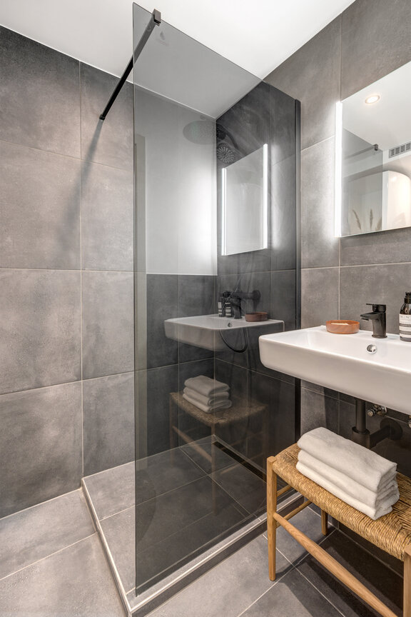 Stylish shower room