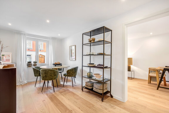 Inviting dining area