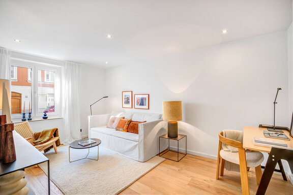 Combining sleeping and living spaces