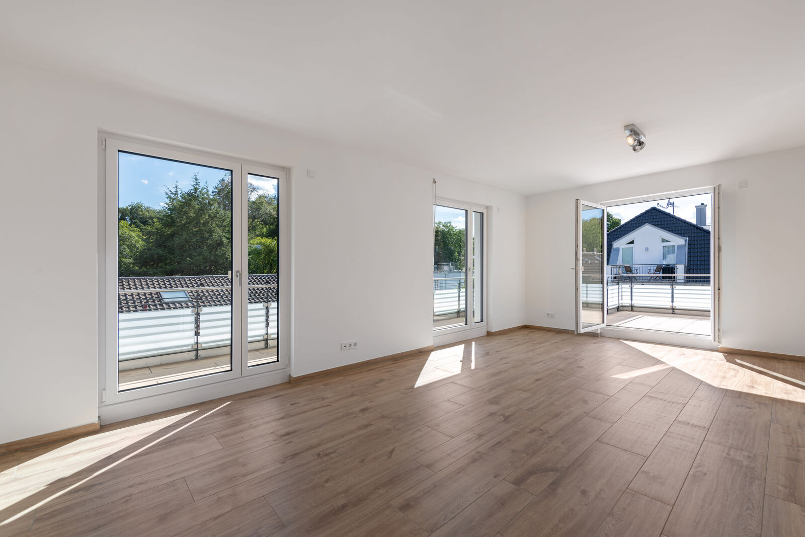 Große Fensterfronten