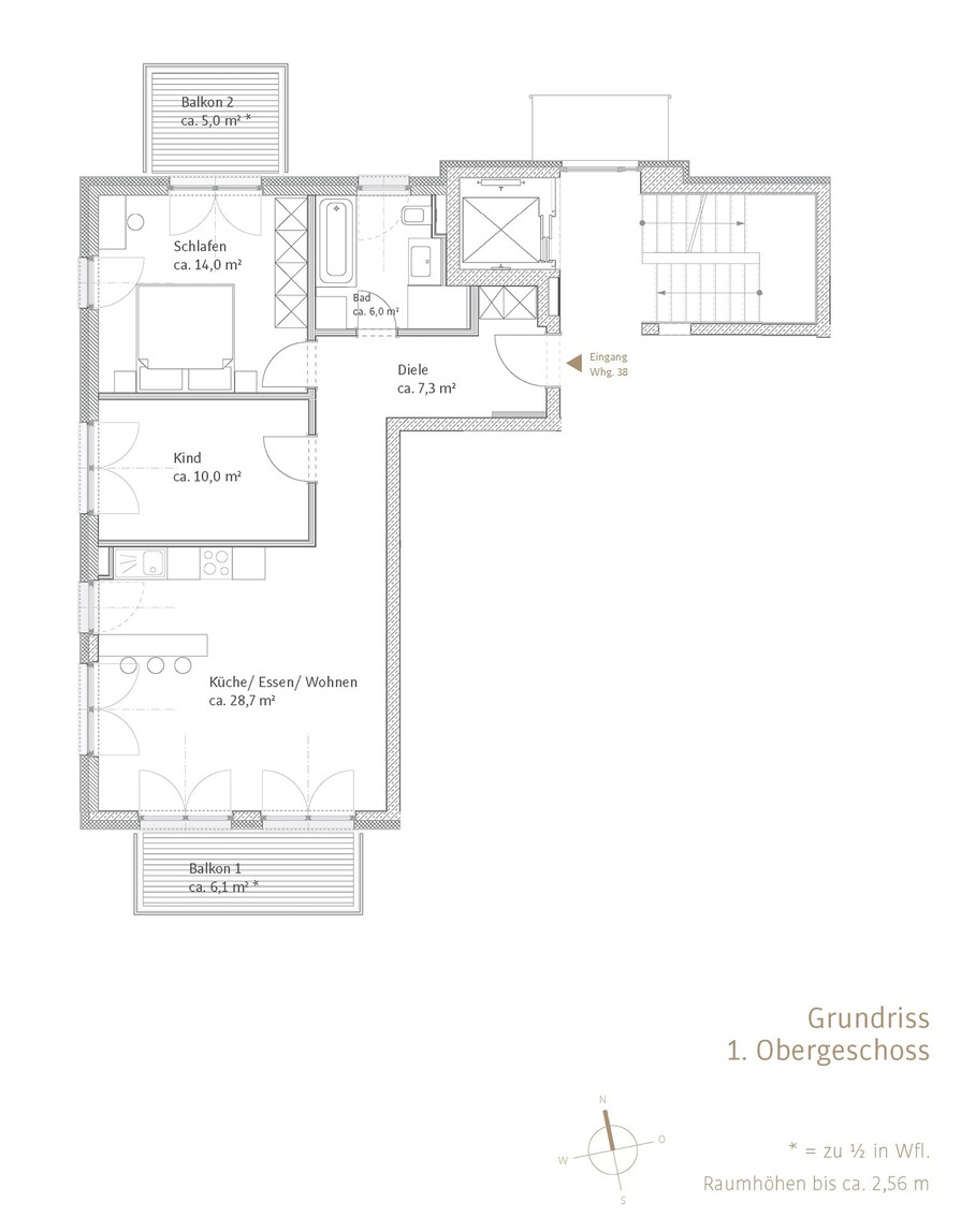 Grundriss 1. OG