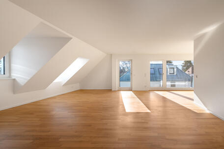 Newly built: Attractive, light-filled 4-room penthouse apartment in a green neighborhood
