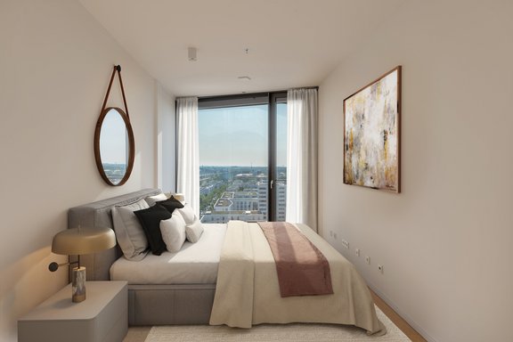 Schlafzimmer mit Weitblick