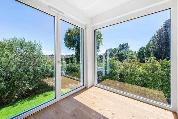 Ausblick ins Grüne