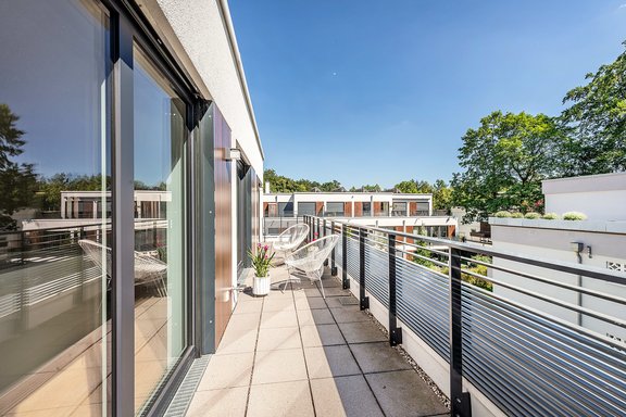Roof terrace with south exposure